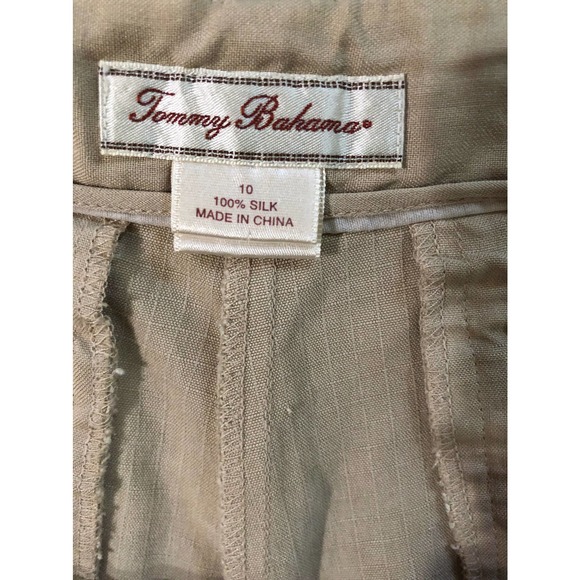 Tommy Bahama Size 10 Silk Ankle Pants - Picture 3 of 4